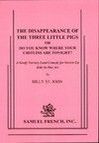 The Disappearance Of The Three Little Pigs Book Cover