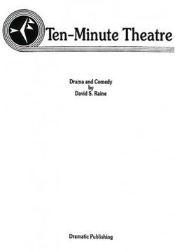 Ten-minute Theatre Book Cover